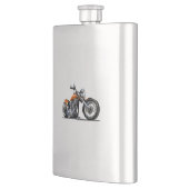 Flasque Moto caricature (Gauche)