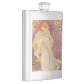 Flasque Mucha Art nouveau femme beauté (Droite)