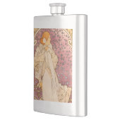 Flasque Mucha Art nouveau femme beauté (Gauche)