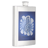 Flasque Musique Treble Clef Blue (Droite)