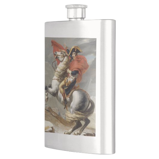 Flasque Napoléon Traverser les Alpes par Jacques Louis Dav (Gauche)