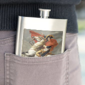 Flasque Napoléon Traverser les Alpes par Jacques Louis Dav (En situation)