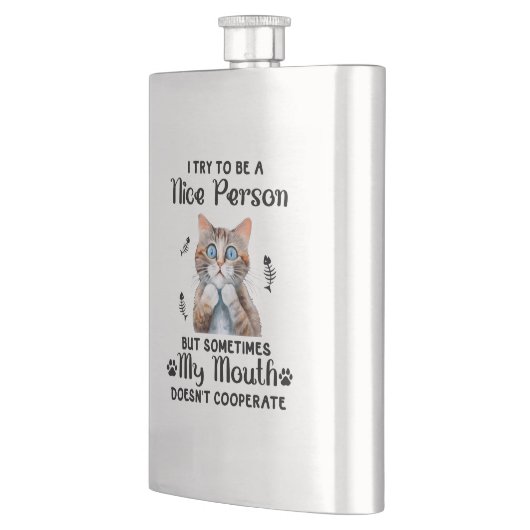 Flasque Naughty Kitty (Gauche)