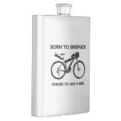 Flasque Né À Bikepack Forcé À La Randonnée À Vélo (Droite)