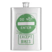 Flasque Ne pas entrer sauf les vélos (devant)