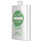 Flasque Ne pas entrer sauf les vélos (Gauche)