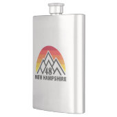 Flasque New Hampshire 48 Retro Mountain (Gauche)