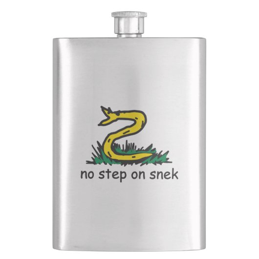 Flasque No step on snek memes (devant)