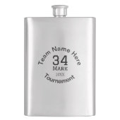 Flasque Nom de l'équipe ici ajouter nom tournoi année text (devant)