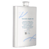 Flasque Nom d'ingrédient ajouter nom d'entreprise site Web (Droite)