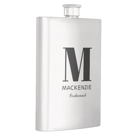 Flasque Nom du monogramme de la servante (Droite)