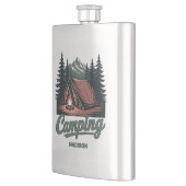 Flasque Nom personnalisé Camping (Gauche)