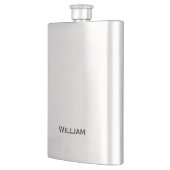 Flasque Nom personnalisé par métal balayé (Gauche)