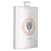 Flasque Nom personnalisé SIO Zodiac Leo (Droite)