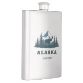 Flasque Nom personnalisé & Texte ALASKA (Droite)