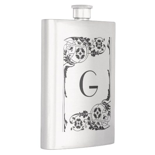 Flasque Nouveau monogramme (Droite)