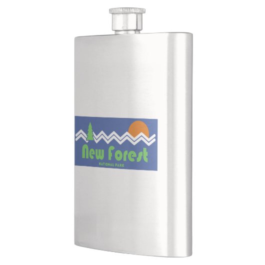 Flasque Nouveau parc national de la Forêt Rétro (Gauche)