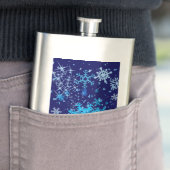 Flasque Nuit de Noël neige (En situation)