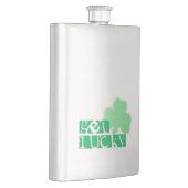 Flasque Obtenez Lucky L Clover Shamrocks St Patty Flask (Droite)