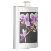 Flasque Orchidée blanche et violette (Droite)