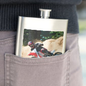 Flasque oreiller de motocross (En situation)
