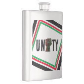 Flasque orgueil noir poing vert rouge pan drapeau africain (Droite)