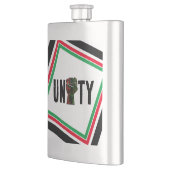 Flasque orgueil noir poing vert rouge pan drapeau africain (Gauche)