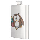 FLASQUE "OÙ EST LA FÊTE ?" DRUNK OWL (Gauche)