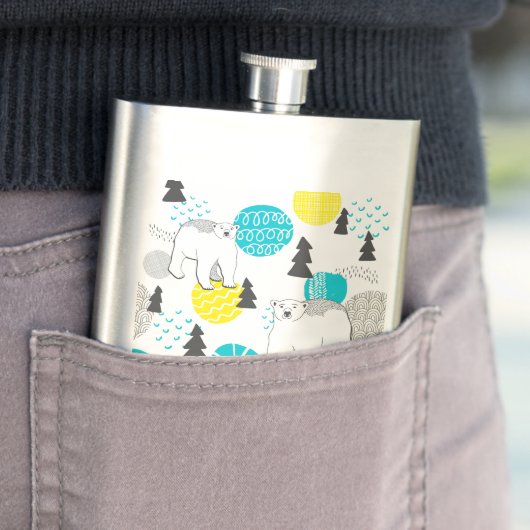 Flasque Ours polaire (En situation)