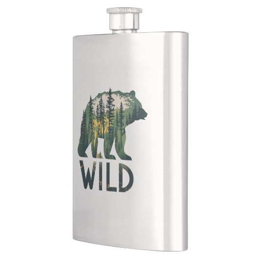 Flasque Ours Sauvage Nature (Gauche)