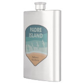 Flasque Padre Island National Seashore Texas Seaguls (Gauche)