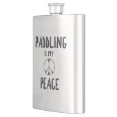 Flasque Pagayer est ma paix (Gauche)