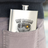 Flasque Paintball sur votre visage (En situation)