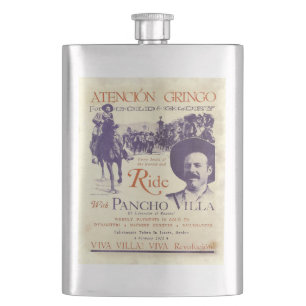 Flasque Pancho Villa 🔥 Héros Général Mexicain