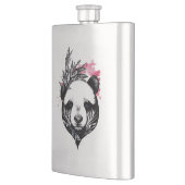 Flasque Panda Bear Wild Animal Nature Illustration Art Tat (Gauche)