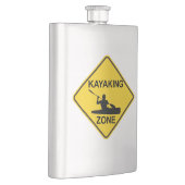 Flasque Panneau routier de la zone de canoë-kayak (Droite)