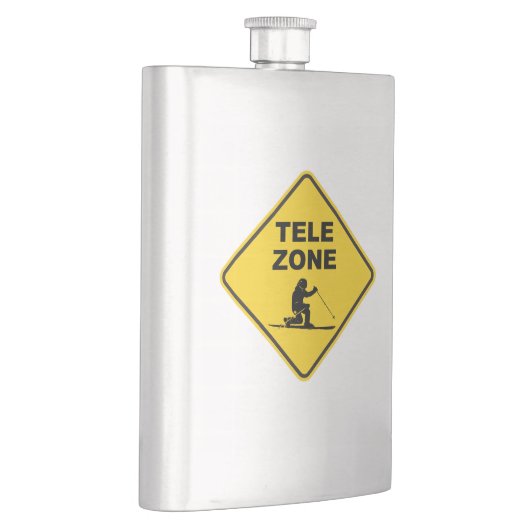 Flasque Panneau Zone de ski Telemark (Droite)