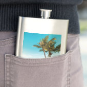 Flasque Panneaux de surf sur la plage lancer oreiller (En situation)