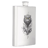 Flasque Panther Wild Animal Nature Illustration Art tatoua (Droite)