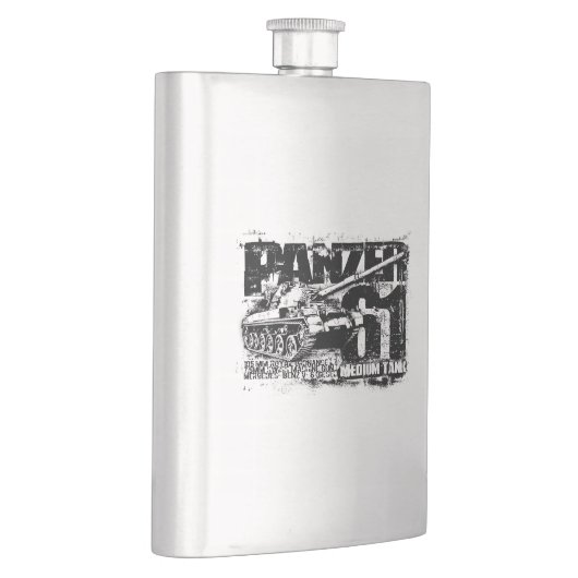 Flasque Panzer 61 bouchons (Droite)