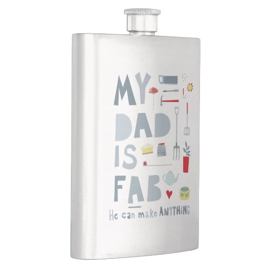 Flasque Papa amusant (Droite)