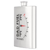 Flasque Papa Carburant Funny Fête des pères Anniversaire P (Gauche)