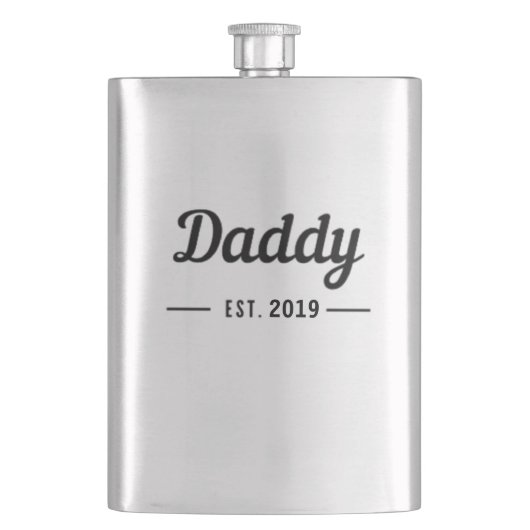 Flasque Papa depuis le texte (devant)