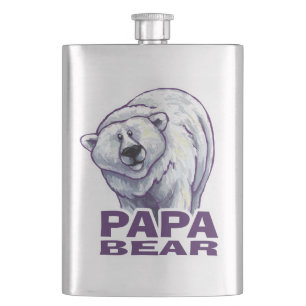 Flasque Papa Polar Bear