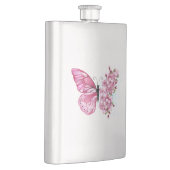 Flasque Papillon à fleurs avec Sakura rose (Droite)