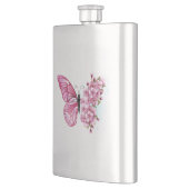 Flasque Papillon à fleurs avec Sakura rose (Gauche)