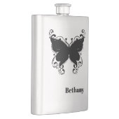 Flasque Papillon fou avec Monogramme (Droite)