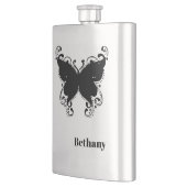 Flasque Papillon fou avec Monogramme (Gauche)