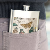 Flasque Papillons Collection Antique Papillons (En situation)