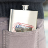 Flasque Papillons Escalade Carabiner Flask (En situation)